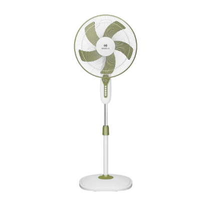 Picture of Havells Pentaforce, 400 mm Pedestal Fan,  White Green Colour 