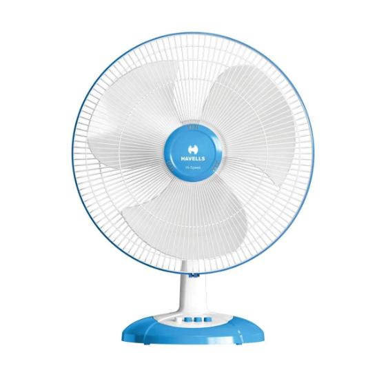 Picture of Havells Swing LX HS, 400 mm Table Fan, Cool Blue Colour 