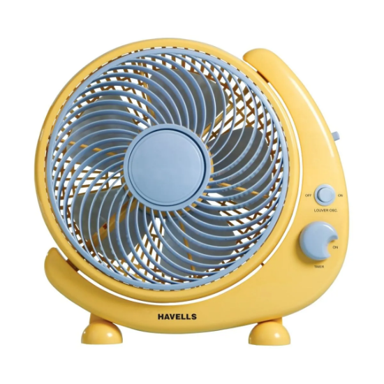 Picture of Havells Crescent, 250 mm Personal Fan, Yellow Colour 