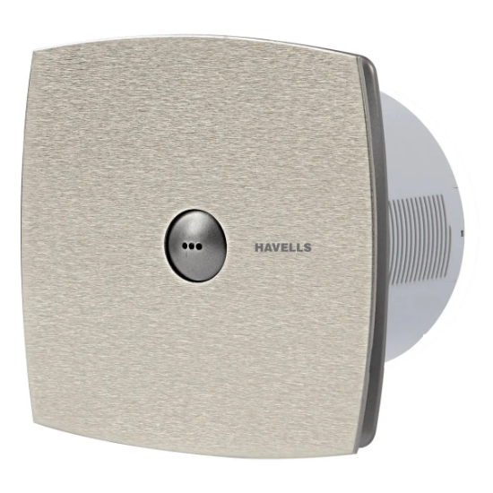 Picture of Havells Vento Jet 10 Auto Inox, 100 mm Ventilating Fan, Steel Colour 