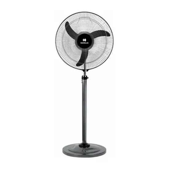 Picture of Havells Windstorm Oxy II, 400 mm Pedestal Fan, Silver Grey Colour 