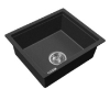 Picture of Franke Eurodomo 610-4, Single Bowl, Carbon Black Colour