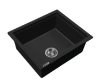 Picture of Franke Eurodomo 610-53, Single Bowl, Carbon Black Colour