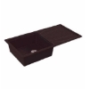 Picture of Franke EUROSTONE 611-86, Single Bowl With Drainboard, Dark Brown Colour