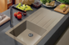 Picture of Franke EUROSTONE 611-100, Single Bowl With Drainboard, Dark Brown Colour