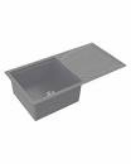 Picture of Franke EUROSTONE 611-100, Single Bowl With Drainboard, Platinum Colour