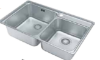 Picture of Franke BCX 620-38, Double Bowl, Stainless Steel, Satin