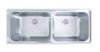 Picture of Franke RSX 620-55(0.8mm), Double Bowl, Stainless Steel, Satin