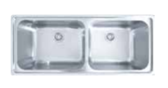 Picture of Franke RSX 620-55(1mm), Double Bowl, Stainless Steel, Satin