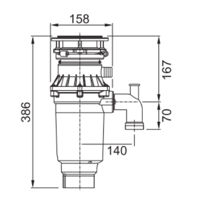 Picture of Franke Food waste disposer TE-0.75 HP