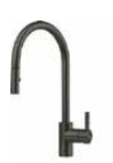 Picture of Franke Faucet/Tap EOS NEO PULL DOWN SPRAY HP SS, Stainless steel, Black Colour  