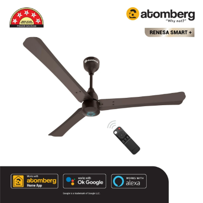 Picture of Atomberg, Renesa Smart+ Metallic, Ceiling Fan, Earth Brown Colour