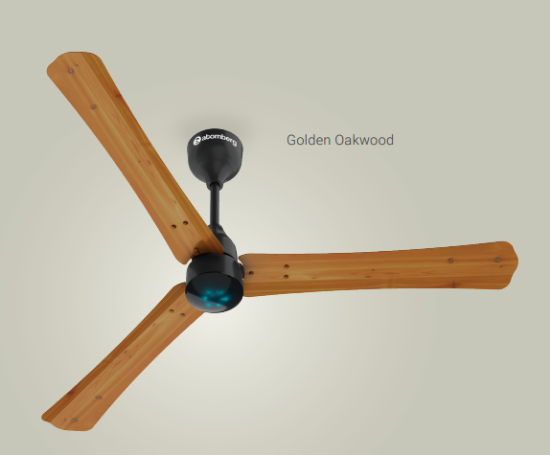 Picture of Atomberg, Renesa+ Wooden, Ceiling Fan, Golden Oakwood Colour