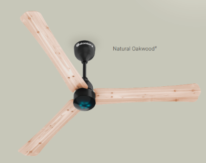 Picture of Atomberg, Renesa+ Wooden, Ceiling Fan, Natural Oakwood Colour