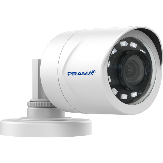 Picture of Prama 2 MP Bullet, 1 MP and 2 MP TVI Camera / Only TVI Output, White colour