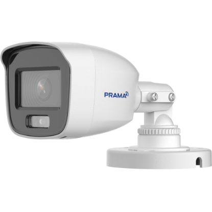 Picture of Prama 2 MP Plastic Bullet, 2 MP Full Color Camera - Support HD TVI/AHD/CVI/CVBS video output, White colour