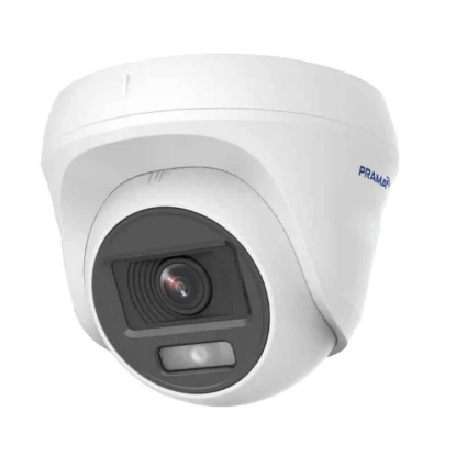 Picture of Prama 2 MP Plastic Dome, 2 MP Full Color Camera - Support HD TVI/AHD/CVI/CVBS video output, White colour