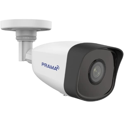 Picture of Prama 4 MP Bullet, H.265 IR IP Camera, White colour