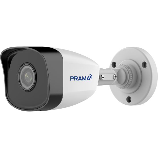 Picture of Prama 4 MP Bullet, H.265 IR IP Camera, White colour