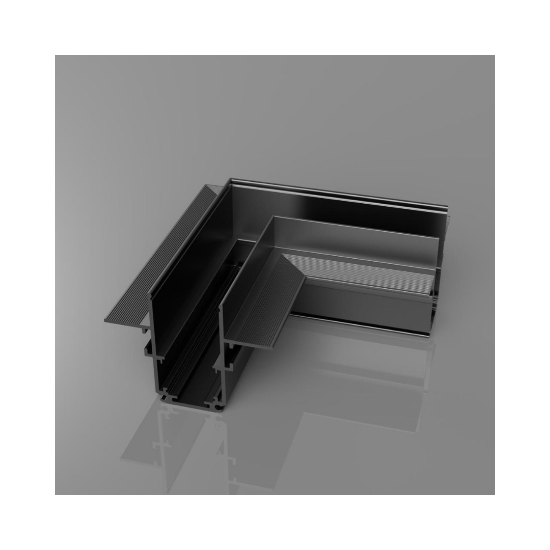 Picture of Monorail M2010-01 Trimless (1M) Magnetic Track, Matte Black