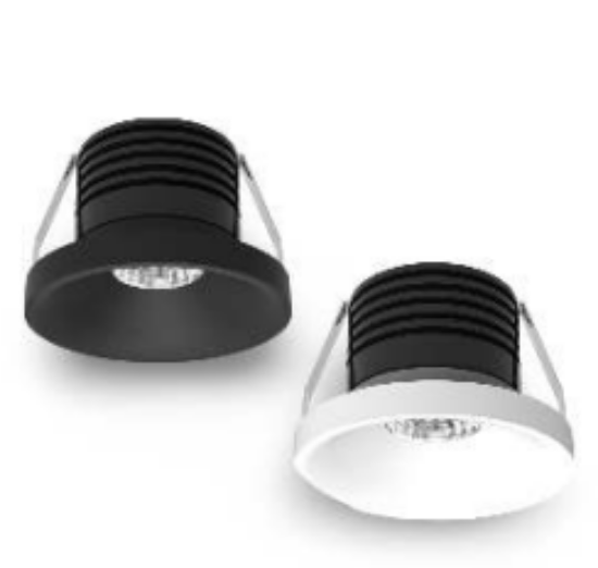 Picture of Bongo ML-C126 Recessed COB Downlight System - 03W, White/Black Colour