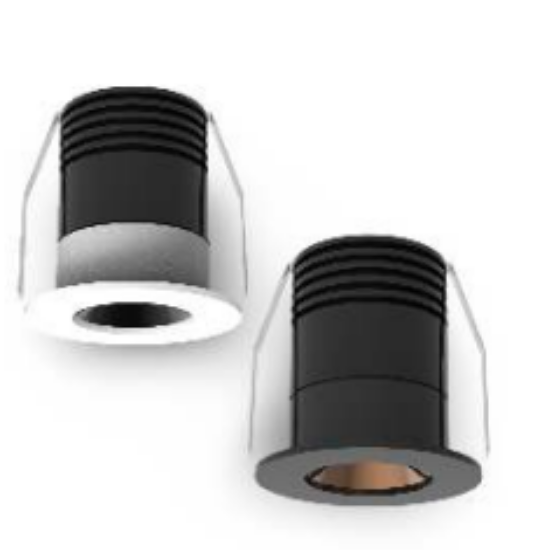 Picture of Como ML-C127 Recessed COB Downlight System - 03W,  White & Black/Black & Copper Colour