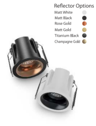 Picture of Rosella-A ML-C192A Recessed COB Downlight System - 05W, White/Black Colour