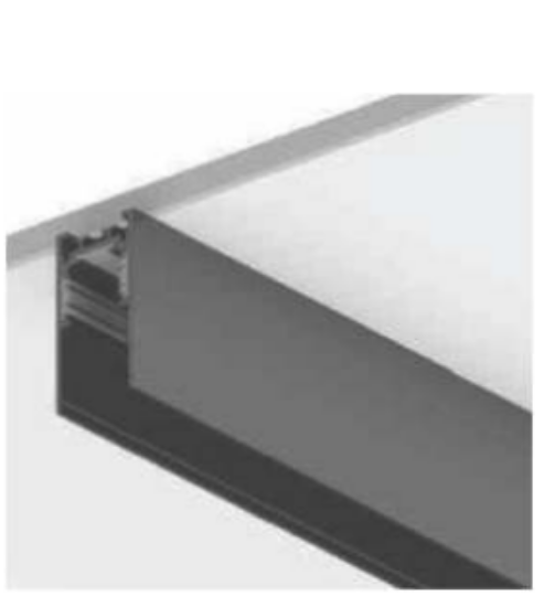 Picture of Monorail M2040 SURFACE, Magnetic Track, Matte Black