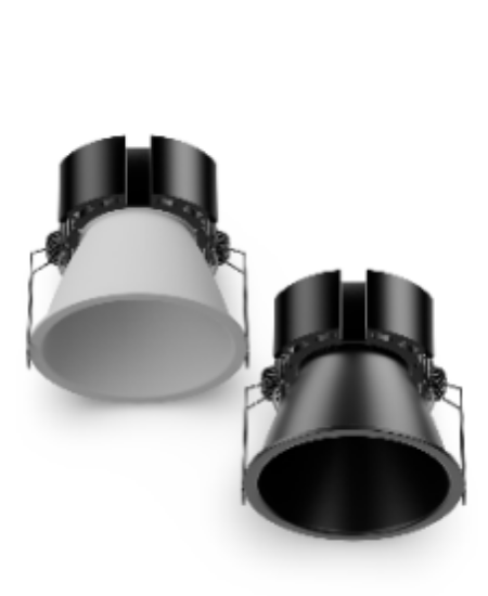 Picture of  Frelix V2 ML-C146A  Recessed COB Downlight System - 08W, White/Matt.Black Colour