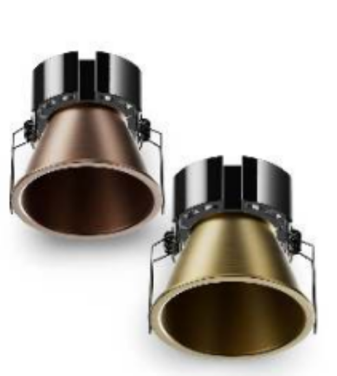 Picture of  Frelix V2 ML-C146A  Recessed COB Downlight System - 08W, Gun.Black/Copper/Brown/Brass Colour