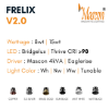 Picture of  Frelix V2 ML-C147A  Recessed COB Downlight System 2.4G CCT - 08W, Gun.Black/Copper/Brown/Brass Colour