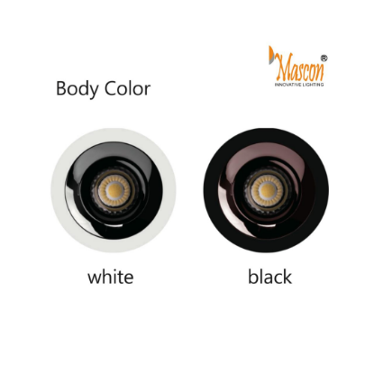 Picture of  Romero V2 ML-C2023 Recessed COB Downlight System - 23W, White / Matt Black Colour