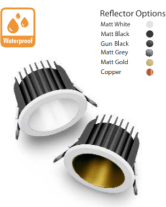 Picture of  Rosario M3-C2021 Recessed COB Downlight System - 15W, White / Matt Black Colour