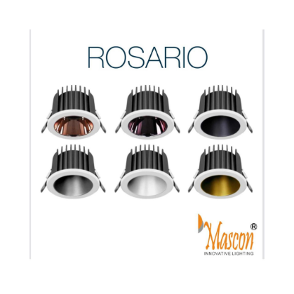 Picture of  Rosario M3-C2021 Recessed COB Downlight System - 15W, White / Matt Black Colour