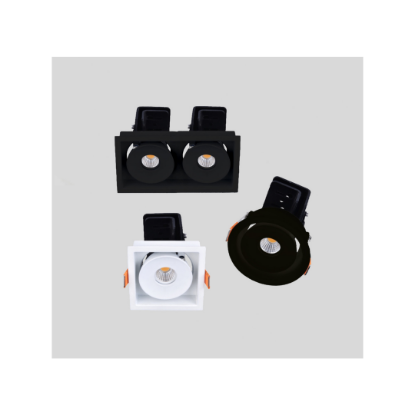 Picture of Lorrain ML-C183 SQ Recessed COB Downlight System- 12W, White/Black Colour