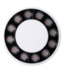 Picture of Lovium MR-2112 Lazer Lighting System- 15W, White & Black Colour