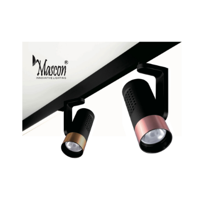 Picture of Iceberg M6-T4001 Surface Spot / Track Lighting System- 12W, Matt Black & Copper/Black/M.Gold Colour