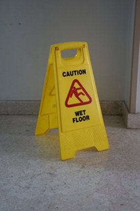 Picture of Wet Floor Caution Sign Board