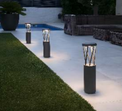 Picture of MS-OB1305, Kasser, Outdoor Bollard Systems - 10W,  Graphite Grey Colour