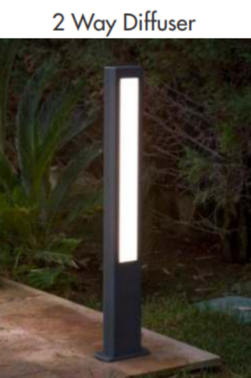 Picture of MS-OB1312, Uomo, Outdoor Bollard Systems - 12W, Graphite Grey Colour