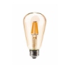 Picture of ML-B206(ST64) , Aramis, LED Lamos/ Filament Bulbs - 06W,  Amber Glass Colour