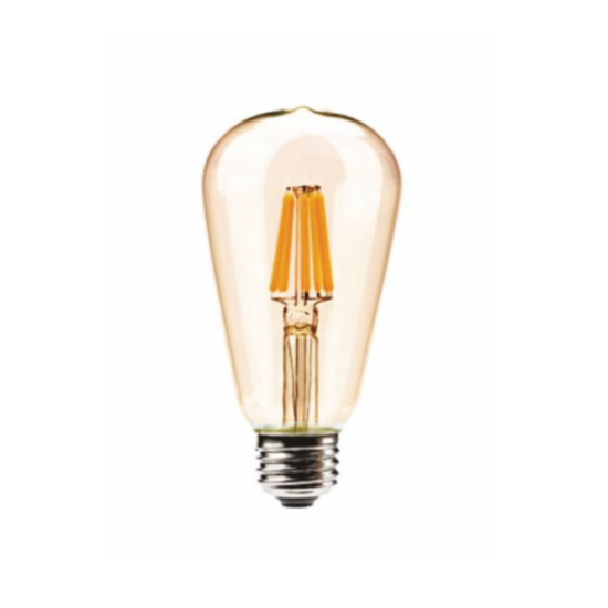 Picture of ML-B206(ST64) , Aramis, LED Lamos/ Filament Bulbs - 06W,  Amber Glass Colour