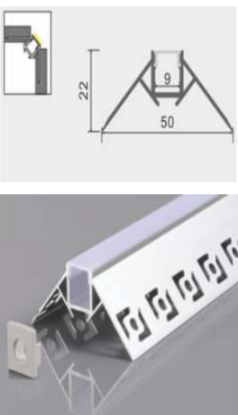 Picture of ML-P330, Aluminum Profile, 2mtr, Matt Aluminum Colour