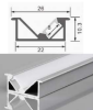 Picture of ML-P345, Aluminum Profile, 2mtr, Matt Aluminum Colour