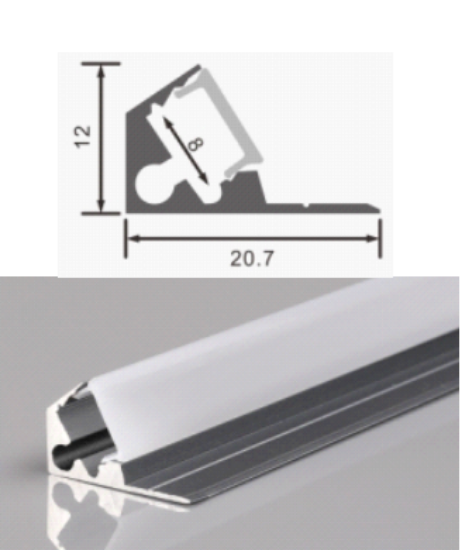 Picture of ML-P349, Aluminum Profile, 2mtr, Grey Colour