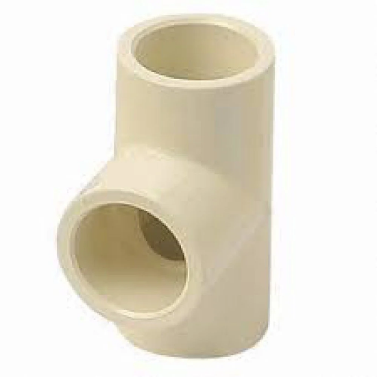 Picture of CPVC Plain Tee, Plain Fittings- 3/4 Inch, Cream Colour