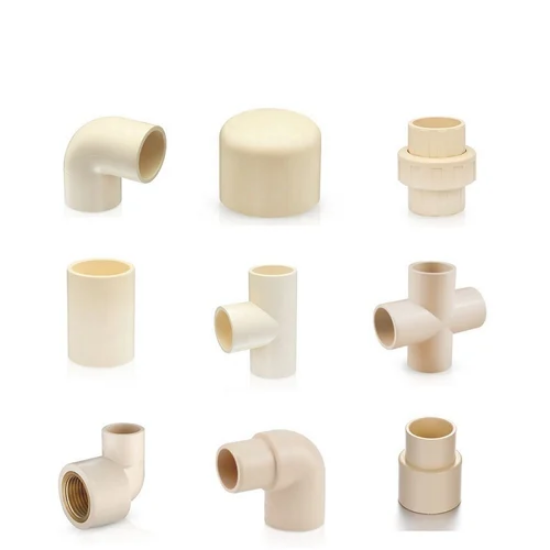 Picture of CPVC Plain Tee, Plain Fittings- 3/4 Inch, Cream Colour