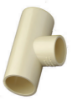 Picture of CPVC Plain Tee, Plain Fittings- 2 Inch, Cream Colour