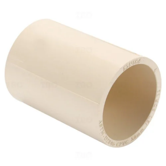 Picture of CPVC Plain Coupler, Plain Fittings- 3/4 Inch, Cream Colour