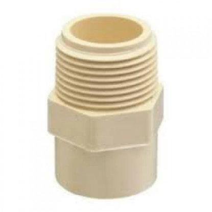 Picture of CPVC Plain MTA, Plain Fittings- 1 Inch, Cream Colour